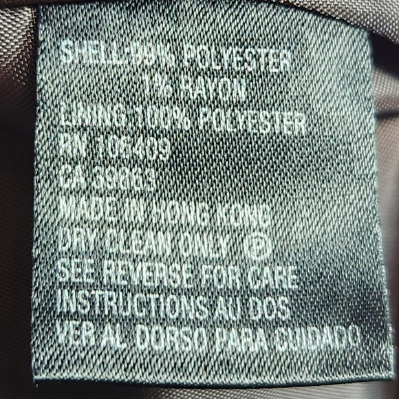 TAHARI Arthur S. Levine Brown Pinstripe Long Blazer Jacket Size 8 - Picture 7 of 7